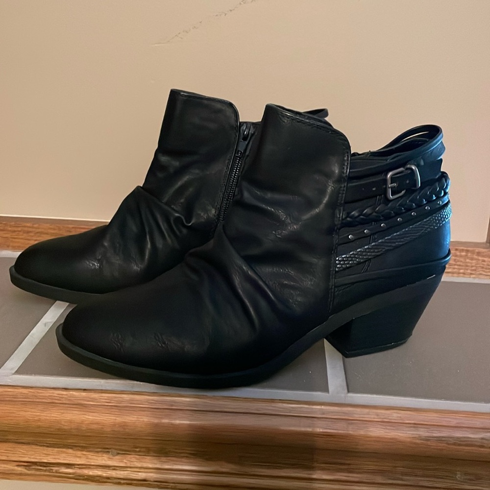 Black booties
